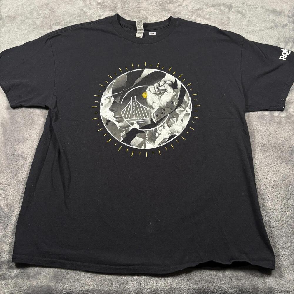 Y2K Golden State Warriors Nba Womens Empowerment T-Shirt Mens Black